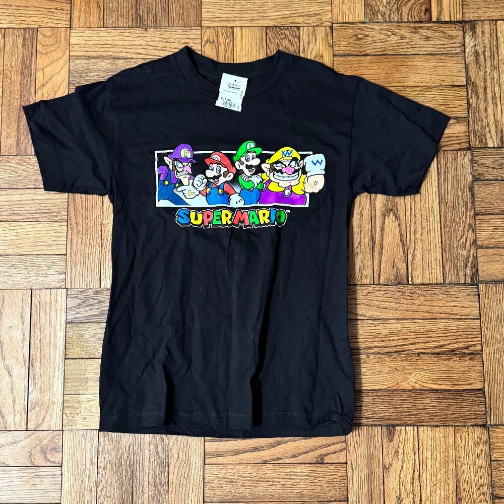 super mario print shirt